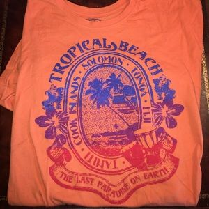 Size XL Caribbean Joe Tropical Beach T-Shirt
